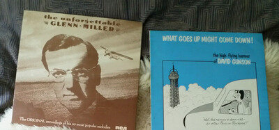 2 vinyl Glenn Miller David Gunson what goes up must c ome down