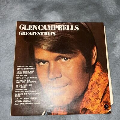 Glen Campbell Greatest Hits 1971 Capitol Records 12” Vinyl Album LP