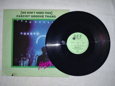 HEAVEN 17 – (WE DON’T NEED THIS) FASCIST GROOVE THANG - 12" SINGLE