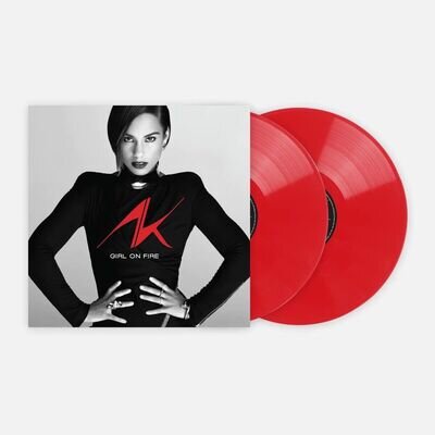 Alicia Keys Girl On Fire Vinyl Me Please Ltd 2x OPAQUE RED LP New