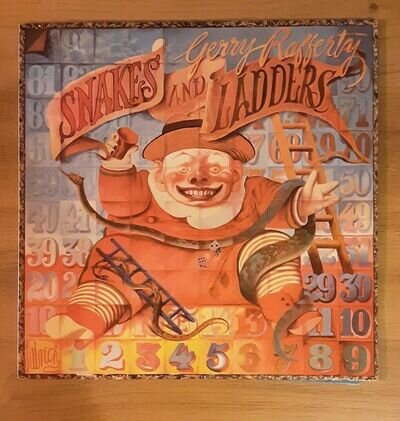 Gerry Rafferty - Snakes And Ladders 12" LP Vinyl Record (UAK30298, 1980) - EX/EX