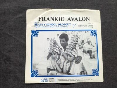 Frankie Avalon - Beauty School Dropout - 7" Single 1978 Mercury Records