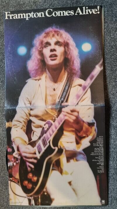 Peter Frampton Comes Alive Double LP Album Gatefold Rock A&M Records 1976