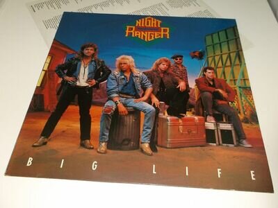 Night Ranger: Big Life 1987 1st Pressing UK A1/B1 EX+ LP