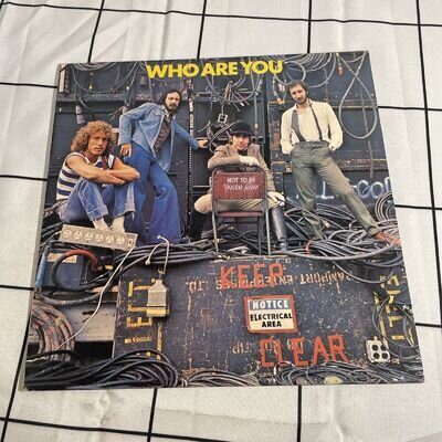 THE WHO ARE YOU POLYDOR WHOD 5004 PETE TOWNSHEND ROGER DALTRY POP ROCK VINYL LP