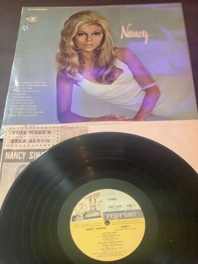 Nancy Sinatra-Nancy Vinyl LP Album.1969 Reprise RSLP 6333.Here We Go Again+