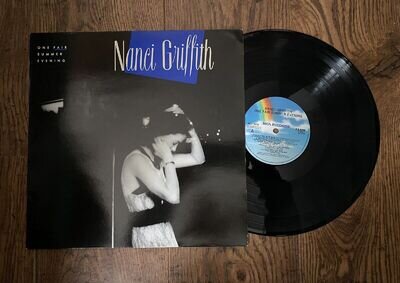 Nanci Griffith One Fair Summer Evening Vinyl LP Record 1988 A1/B1 1st Pressing