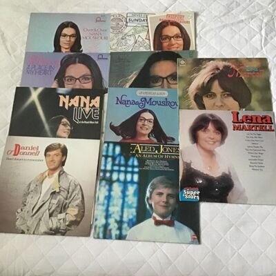 Vinyl Records, 10 x LPs, Mixed, Nana Mouskouri, Lena Martell, Daniel O’Donnell