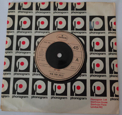 NEW YORK DOLLS - JET BOY ORIG. 3 TRACK SINGLE 1973 UK MERCURY