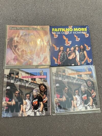 Faith No More Lot Vinyls, We Care A Lot, From Out Of Nowhere, Falling To Pieces