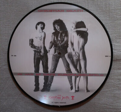 CHRISTIAN DEATH 25th Jan 90 Café Europa, Bielefeld ~ German ~ LP Picture Disc!