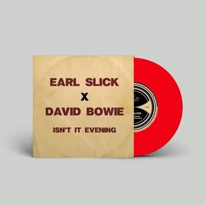 Earl Slick x David Bowie "Isn't It Evening" Exclusive RED 7" Vinyl - Limited 400