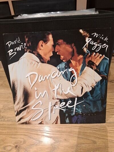 David Bowie & Mick Jagger Dancing In The Street 12" Vinyl Record