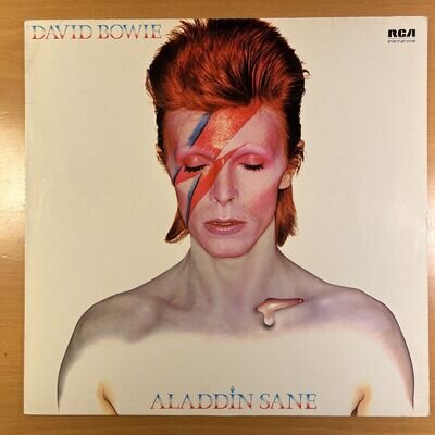 DAVID BOWIE ALADDIN SANE LP ALBUM 1973 UK (re listed due To Error In Listing).