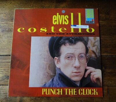 Elvis Costello-Punch The Clock Exc Original 1983 pressing XXLP19 vinyl inner