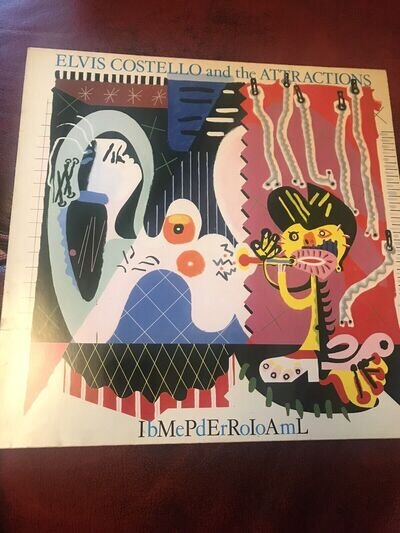 Elvis Costello And The Attractions Imperial Bedroom vinyl LP 1982 F-Beat XXLP17.