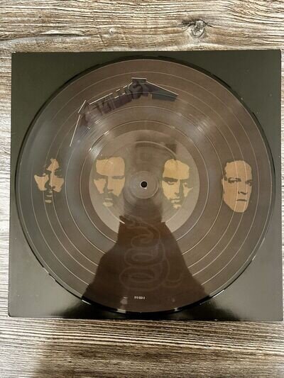 Metallica - The Black Album (Metallica) Picture Disc - Die Cut Sleeve - Black