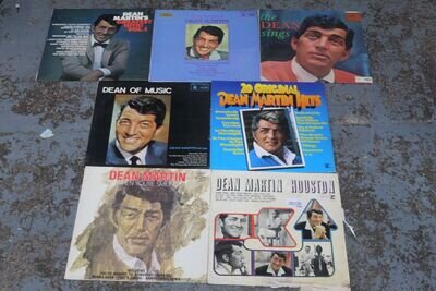 7 X Job Lot Bundle of DEAN MARTIN MUSIC 12' Vinyl Records - P26