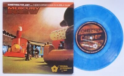 Mercury Rev Something For Joey 7" Beggars Banquet BBQ14 EX/EX 1993 blue vinyl, w