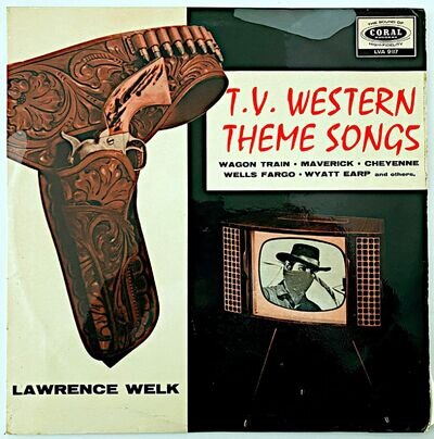 LAWRENCE WELK - T.V. WESTERN THEME SONGS - 1959 UK RELEASE - VINYL, LP, MONO