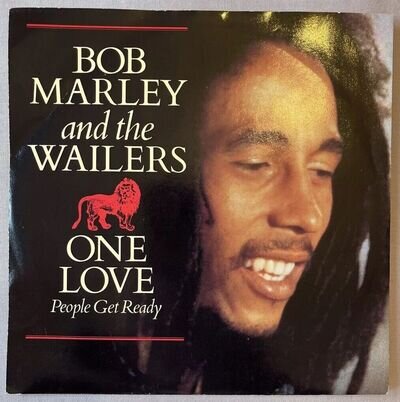 Bob Marley And The Wailers One Love 7” Single 1977 Island vg+/vg+