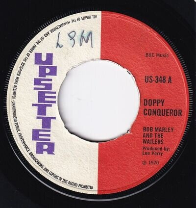 70s Reggae BOB MARLEY AND THE WAILERS doppy conqueror 1970 UK 7" Vinyl 45 VG