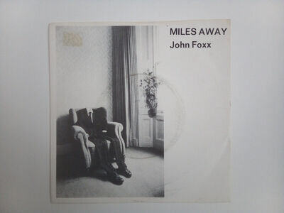 John Foxx - Miles Away 1980 7" UK vinyl picture sleeve Virgin Metal Beat VS 382