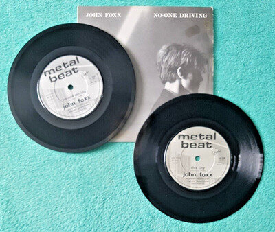 John Foxx - No-one Driving.. 1980 Original UK 2x 7" singles EX+