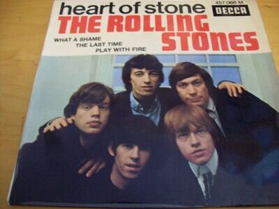 THE ROLLING STONES – HEART OF STONE – VINYL -7" -FRENCH E.P. -VG/VG