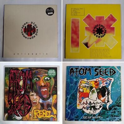 4x 90s alt funk rock Metal vinyl 12" joblot. Atom Seed /Red Hot Chili Peppers