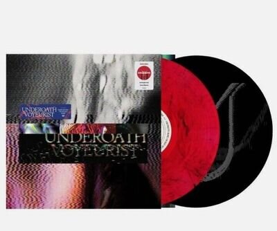 Underoath voyeurist vinyl new red smoke and slip mat edition