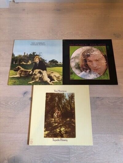 VAN MORRISON 3 LP JOB LOT - ASTRAL WEEKS, VEEDON FLEECE & TUPELO HONEY