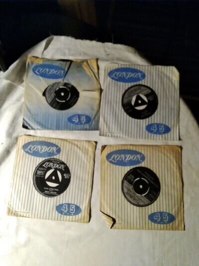 RICKY NELSON 4 X 7 INCH VINYL SINGLES LONDON 1950/60s. ALL LISTED