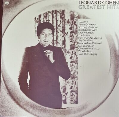 Greatest Hits by Leonard Cohen (Record, 2018) New Sealed Vinyl Record