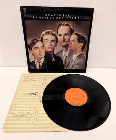 KRAFTWERK - TRANS-EUROPE EXPRESS LP 1977 UK 1st PRESS EMI E-ST 11603