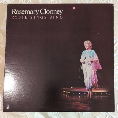 Rosemary Clooney Rosie Sings Bing LP vinyl USA Concord Jazz 1978 CJ60 NM