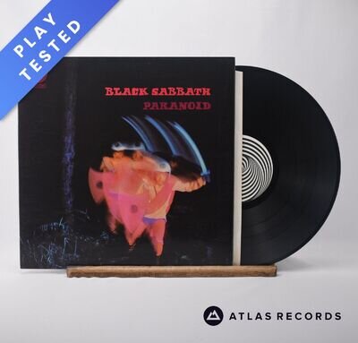 Black Sabbath Paranoid 1Y//2 2Y//2 Repress LP Album Vinyl Record - VG+/EX