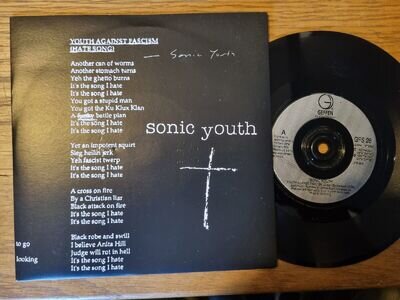 SONIC YOUTH - YOUTH AGAINST FASCISM 1992 Geffen Records 7”