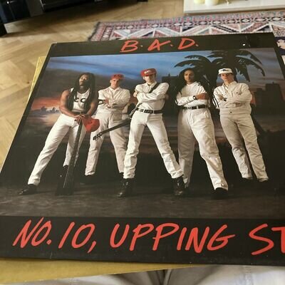 BIG AUDIO DYNAMITE No. 10, Upping St. 1986 UK vinyl LP + INNER original B.A.D. *