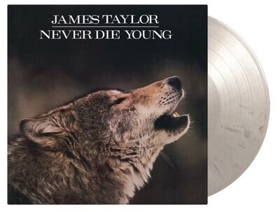 JAMES TAYLOR - Never Die Young 2023 Dutch 180 Gr White & Black Marbled Vinyl LP