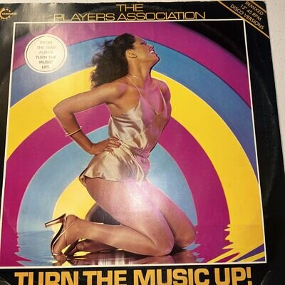 The Players Association - Turn That Music Up! - Org UK 12" in P/S - 1979vg+ a1b1