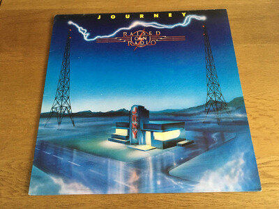 JOURNEY Raised On Radio LP 1986 Rock VGC+/EXC!! PHOTO-LYRICS!! CBS Records