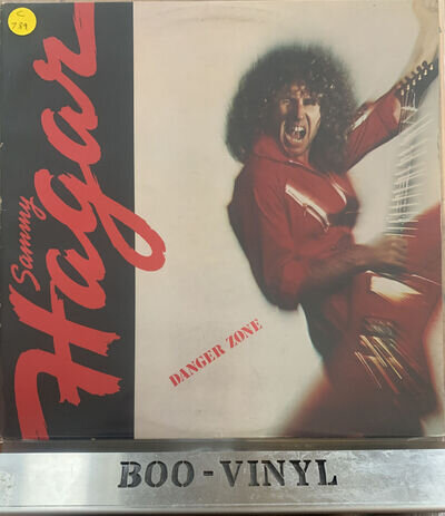 Sammy Hagar ‎– 'Danger Zone' 12" vinyl album Lp Record EST12069 EX / EX CON