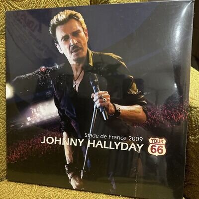 JOHNNY HALLYDAY - STADE DE FRANCE 2009 TOUR 66 (2018 4 x LP) NEW & SEALED!