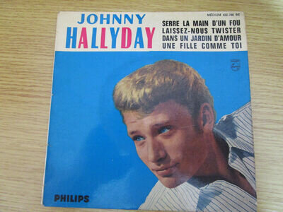 Johnny Hallyday EP 7" Vinyl Record france