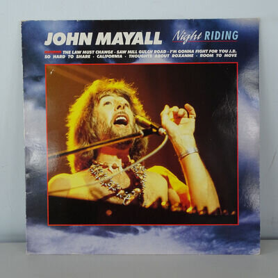 John Mayall - Night Riding First Pressing KNLP 10010 Blues Rock Legend EX/EX