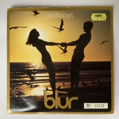 BLUR 7" VINYL 'GIRLS AND BOYS' (PARLOPHONE) HAS LIMITED NUMBER ON SLEEVE.