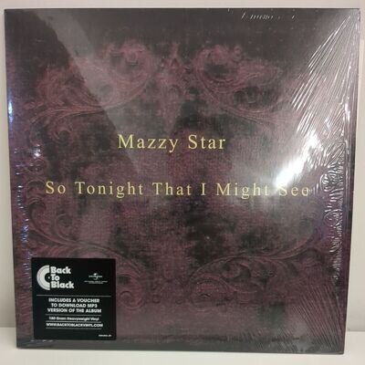 Mazzy Star - 'So Tonight That I Might See' 180g Back to Black vinyl reissue