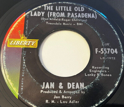 60's / Surf - Jan & Dean - The Little Old Lady (from Pasadena) - US