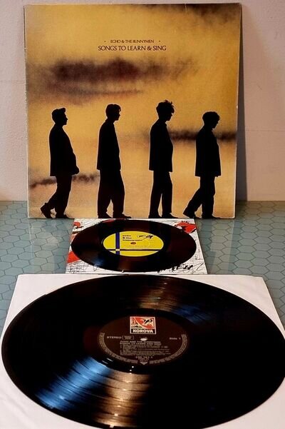 ECHO & THE BUNNYMEN Songs TO Learn & Sing LTD. EDITION INC 7" SINGLE Vinyl LP EX